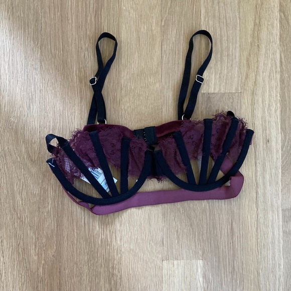 Thistle and Spire Other - Thistle and Spire Sidney Velvet Purple Bra
